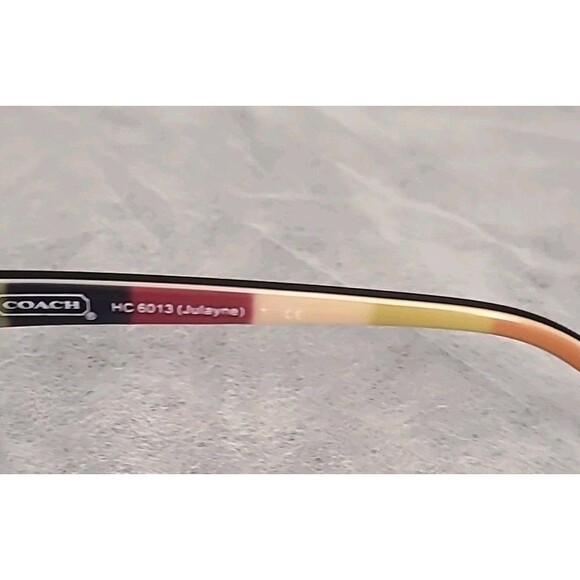 Coach Eyeglass Frames HC 6013 Dark Tortoise 5001 Julayne Flex Hinge 54-16-135 - Picture 8 of 12